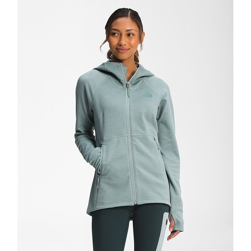 The North Face Hooded Jacket Womens Australia - The North Face Canyonlands Silver Blue Climb (LIQ-10